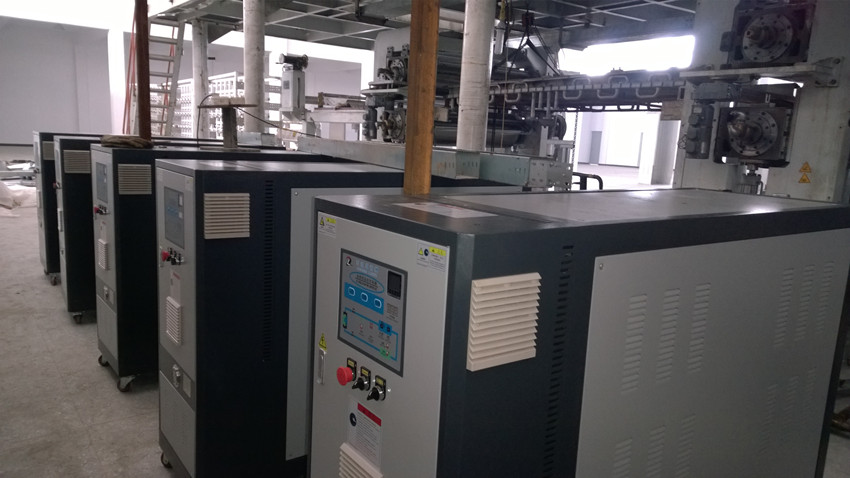 模板油加熱器，油循環模溫機，熱壓機模具加熱器